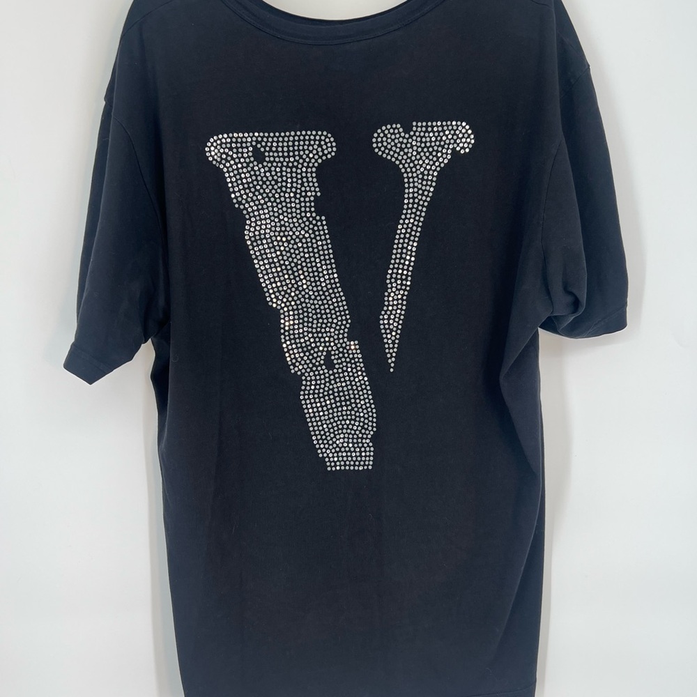 Vlone X Swarovski Colab Rhinestone Shirt Size XL